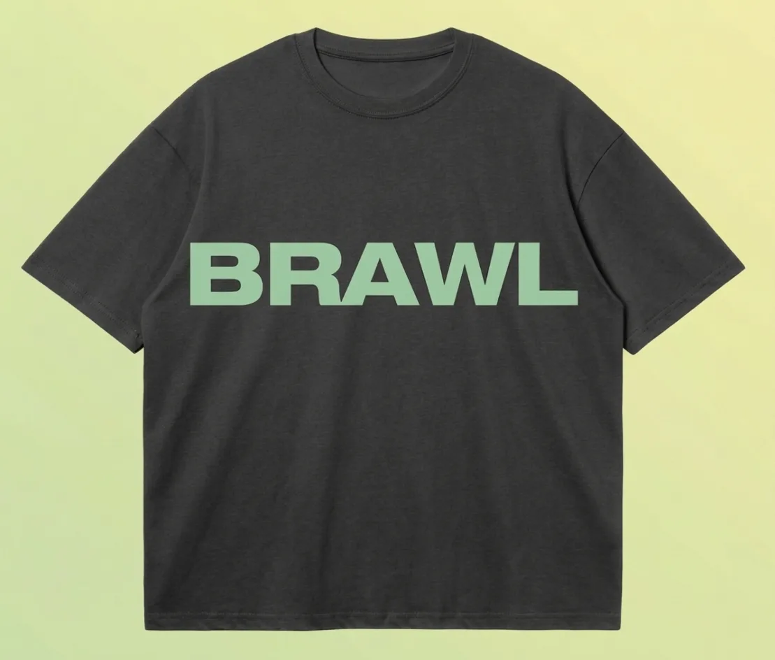 'BRAWL V2' // 240GSM Boxy Tee