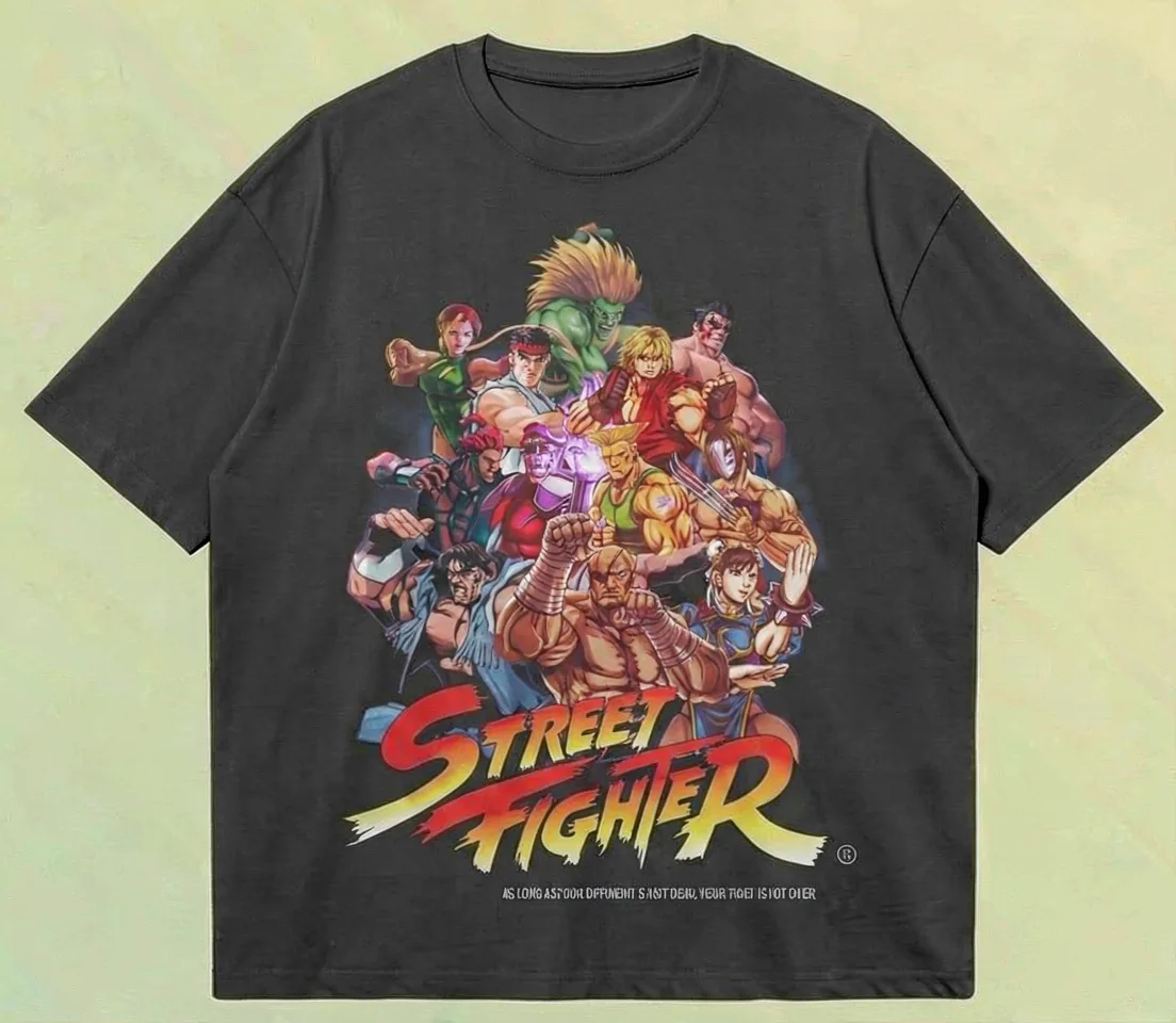 'STREET FIGHTER' // 240GSM Boxy Tee