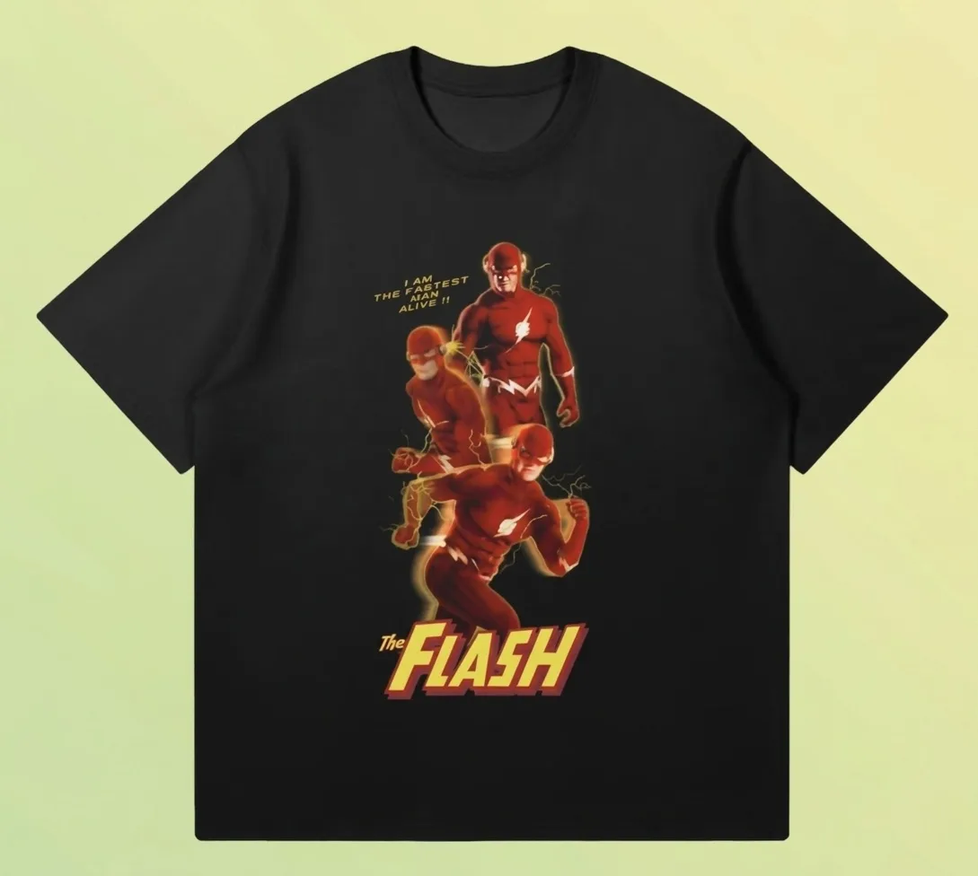 'THE FLASH' // 220GSM Regular Fit Crew Neck
