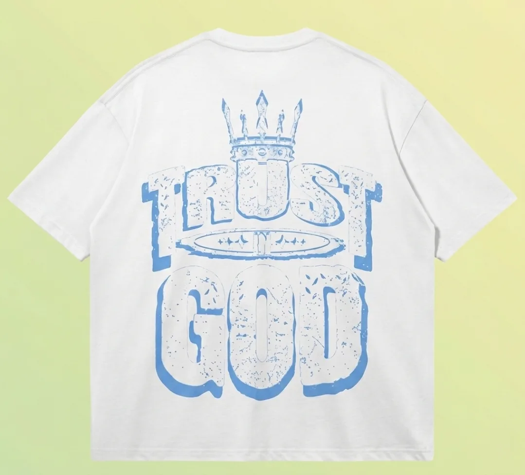'TRUST IN GOD' // 240GSM Boxy Tee